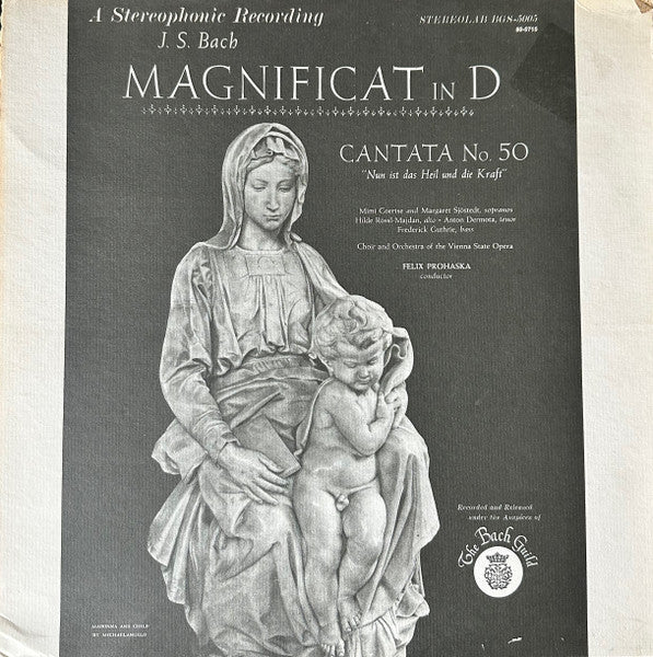 Orchester Der Wiener Staatsoper - J.S. Bach: Magnificat In D -
