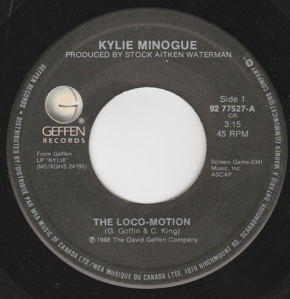 Kylie Minogue - The Loco-Motion - 1988