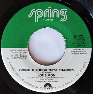 Joe Simon - Going Through These Changes / I Can't Stand A Liar - 1979