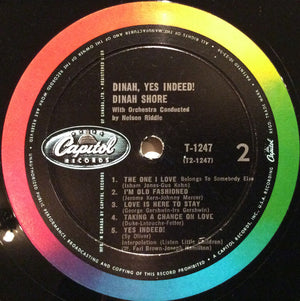 Dinah Shore - Dinah, Yes Indeed! - 1959