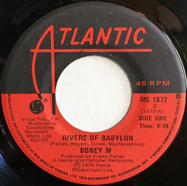 Boney M. - Rivers Of Babylon - 1978