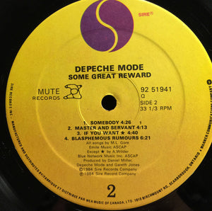 Depeche Mode - Some Great Reward
