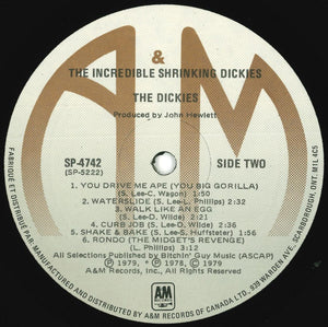 Dickies, The - The Incredible Shrinking Dickies - 1979