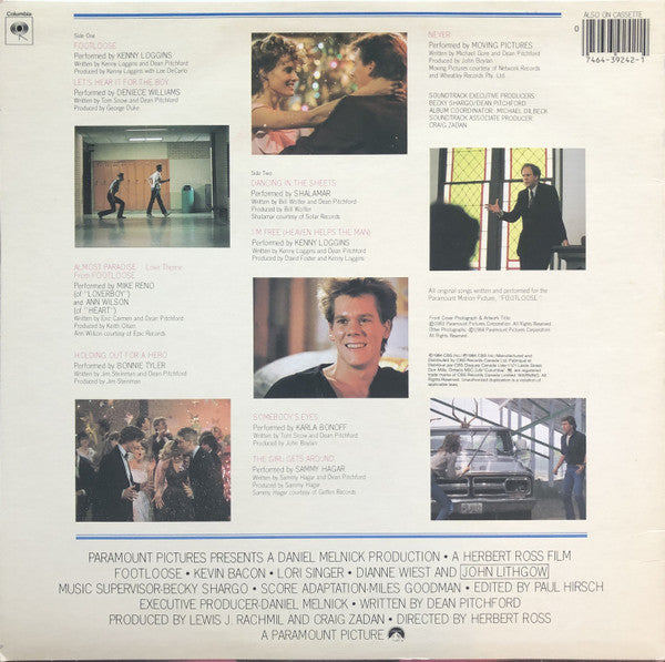 Various - Footloose (Original Motion Picture Soundtrack) - 1984