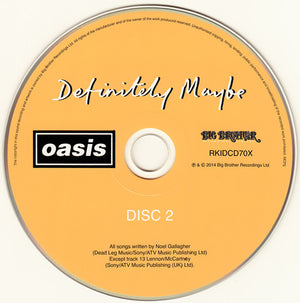 Oasis - Definitely Maybe (CD) - 2014