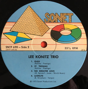 Lee Konitz Trio, The - Oleo - 1975