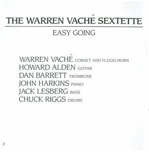 Warren Vaché Sextette, The - Easy Going (CD) - 1987
