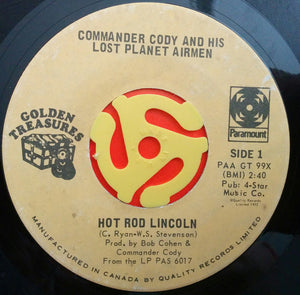 Commander Cody And His Lost Planet Airmen - Hot Rod Lincoln - 1972