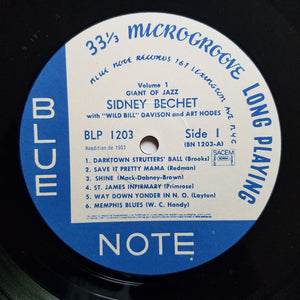 Sidney Bechet - Volume 1 Vinyl Record