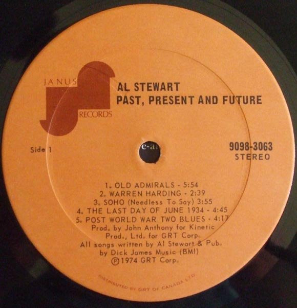 Al Stewart - Past, Present And Future