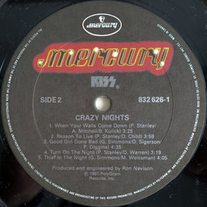 Kiss - Crazy Nights - 1987