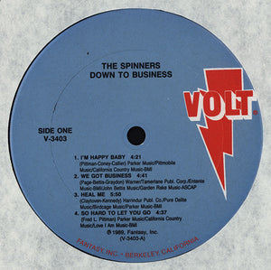 Spinners - Down To Business - 1989