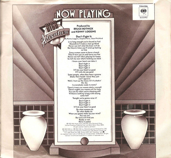 Kenny Loggins With Steve Perry - Don't Fight It - 1982