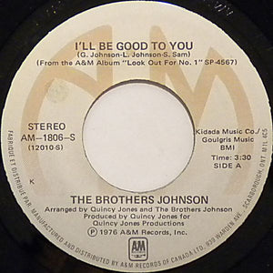 Brothers Johnson - I'll Be Good To You
