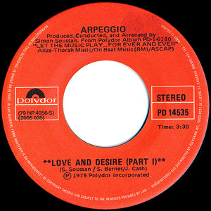 Arpeggio (2) - Love And Desire (Part I) / Love And Desire (Part II)