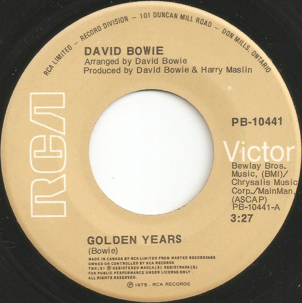 David Bowie - Golden Years - 1975