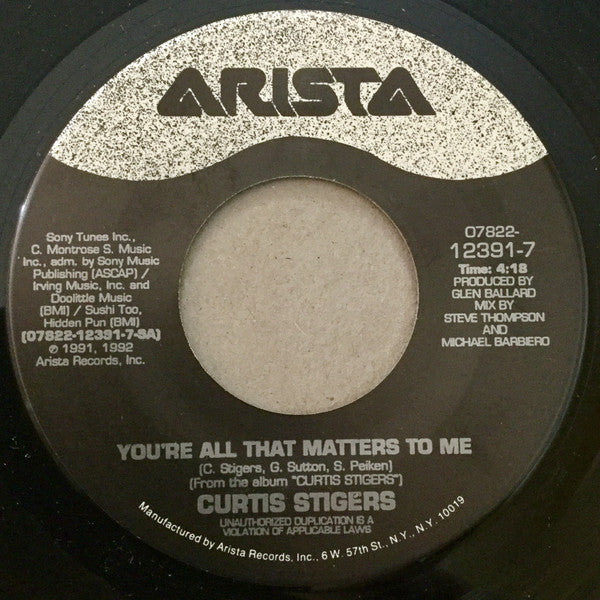 Curtis Stigers - You're All That Matters To Me