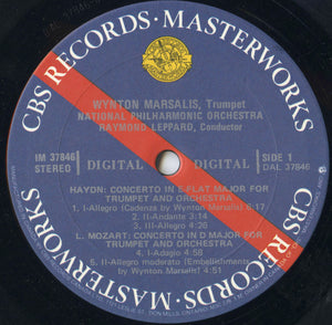 Joseph Haydn • Johann Nepomuk Hummel • Leopold Mozart, Wynton Marsalis, National Philharmonic Orchestra, Raymond Leppard - Trumpet Concertos - 1983