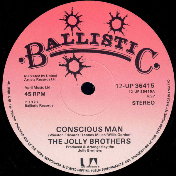 Jolly Brothers, The - Conscious Man - 1978