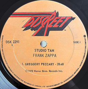 Frank Zappa - Studio Tan - 1978
