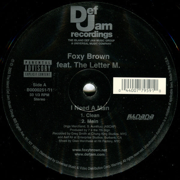 Foxy Brown - I Need A Man