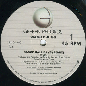Wang Chung - Dance Hall Days - 1984