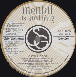 Mental As Anything - Cats & Dogs - 1982