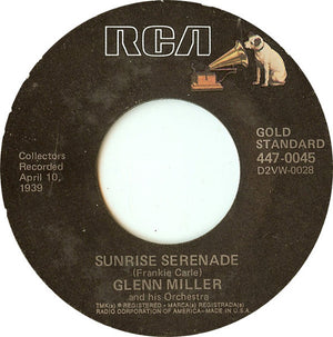 Glenn Miller And His Orchestra - Moonlight Serenade / Sunrise Serenade -
