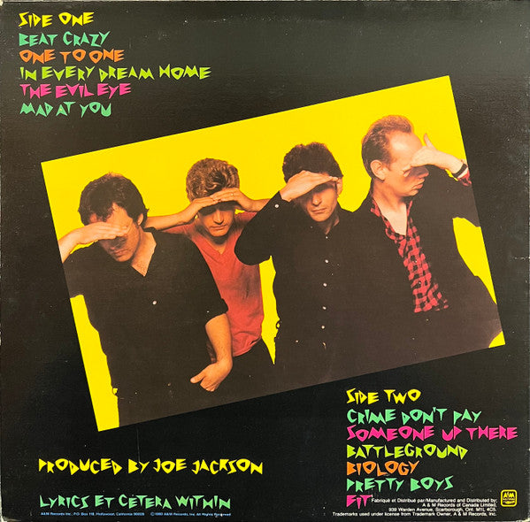 Joe Jackson Band - Beat Crazy - 1980