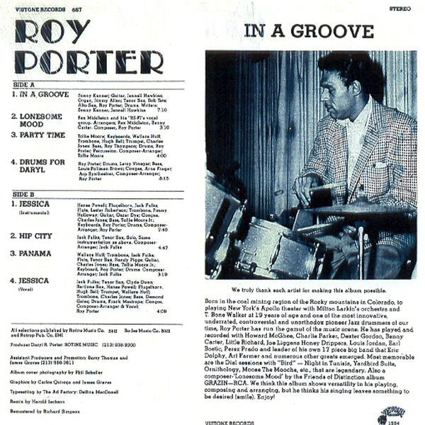 Roy Porter - In A Groove - 1984
