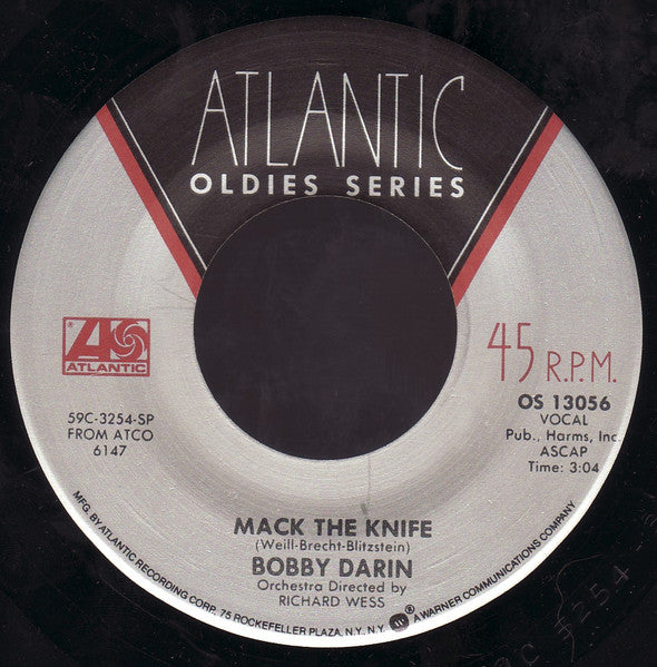 Bobby Darin - Mack The Knife / Beyond The Sea