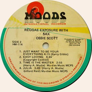 Ossie Scott - Reggae Exposure With Sax