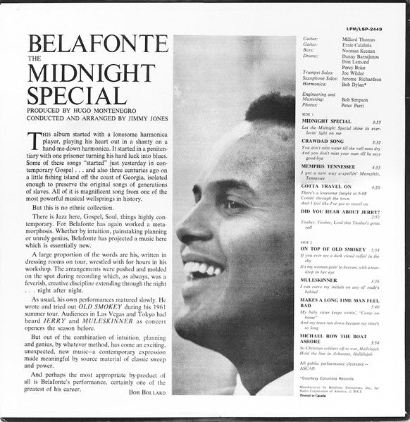 Harry Belafonte - The Midnight Special - 1962