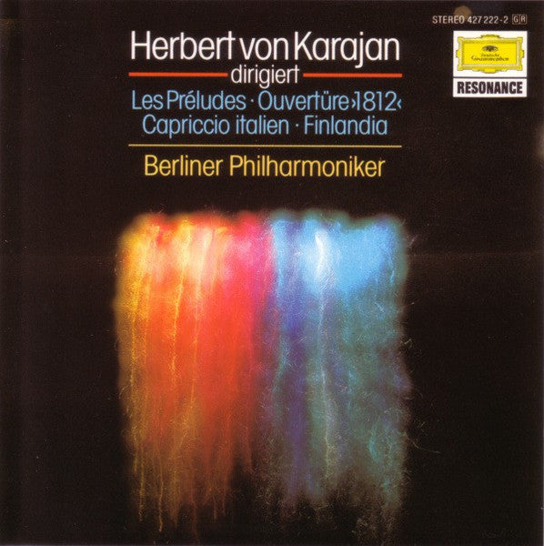Herbert von Karajan conducts Berliner Philharmoniker - Les Préludes · Ouvertüre »1812« · Capriccio Italien · Finlandia (CD) - 1987