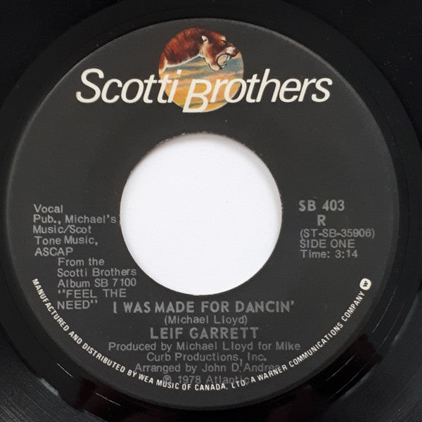 Leif Garrett - I Was Made For Dancin' / Living Without Your Love - 1978