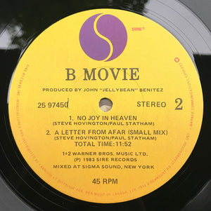B-Movie - A Letter From Afar - 1984