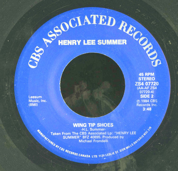 Henry Lee Summer - I Wish I Had A Girl (7" edit) - 1986
