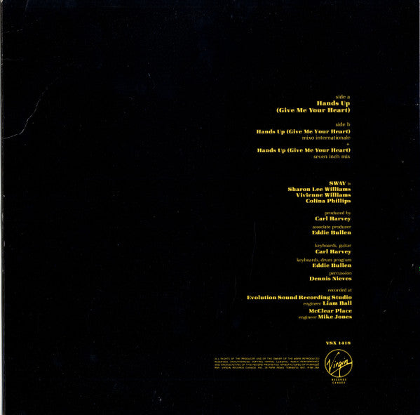 Sway (4) - Hands Up (Give Me Your Heart)