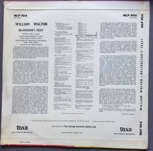 Sir William Walton - Belshazzar's Feast