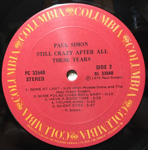 Paul Simon - Still Crazy After All These Years -