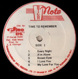 Various - Time To Remember
