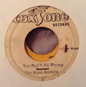 The Blues Busters - You Had It All Wrong / There Is Always Sunshine