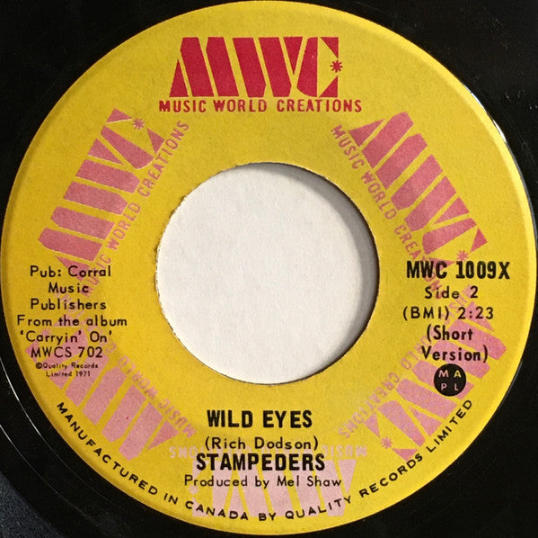 The Stampeders - Wild Eyes