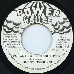 Johnny Osbourne - Forgot To Be Your Lover - 1987