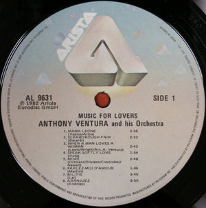 Orchester Anthony Ventura - Music For Lovers