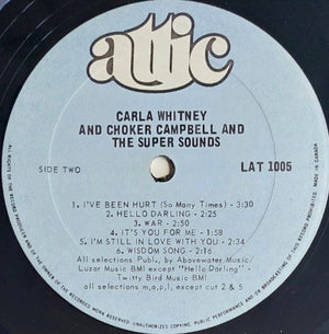 Carla Whitney, Choker Campbell & The Super Sounds - Carla Whitney - 1975