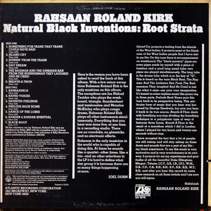 Roland Kirk - Natural Black Inventions: Root Strata - 1971