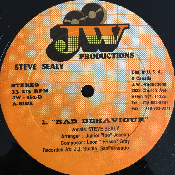 Steve Sealy / Anslem Douglas - Bad Behaviour / Dogie - 1998