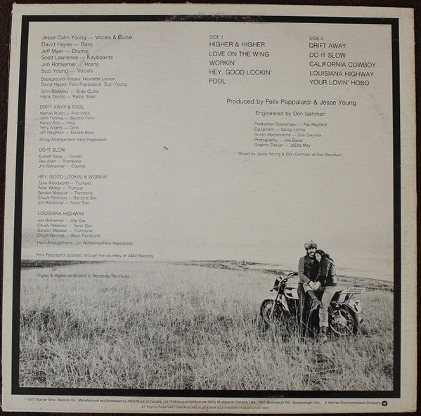 Jesse Colin Young - Love On The Wing - 1977