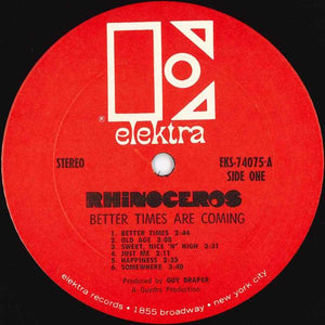 Rhinoceros - Better Times Are Coming - 1970